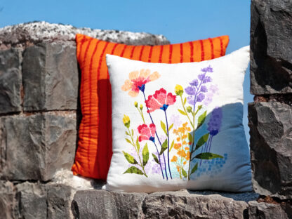 Calyz Aster Flower Cushion - Image 5